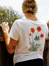Jen Kindell Poppy Women&#39;s Tee White-Culk