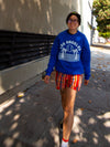 LA Baseball Crewneck Sweatshirt Royal-Culk