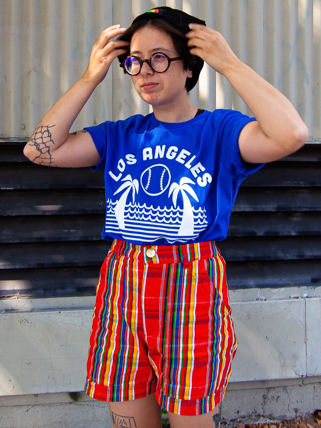 LA Baseball Tee Royal-Culk