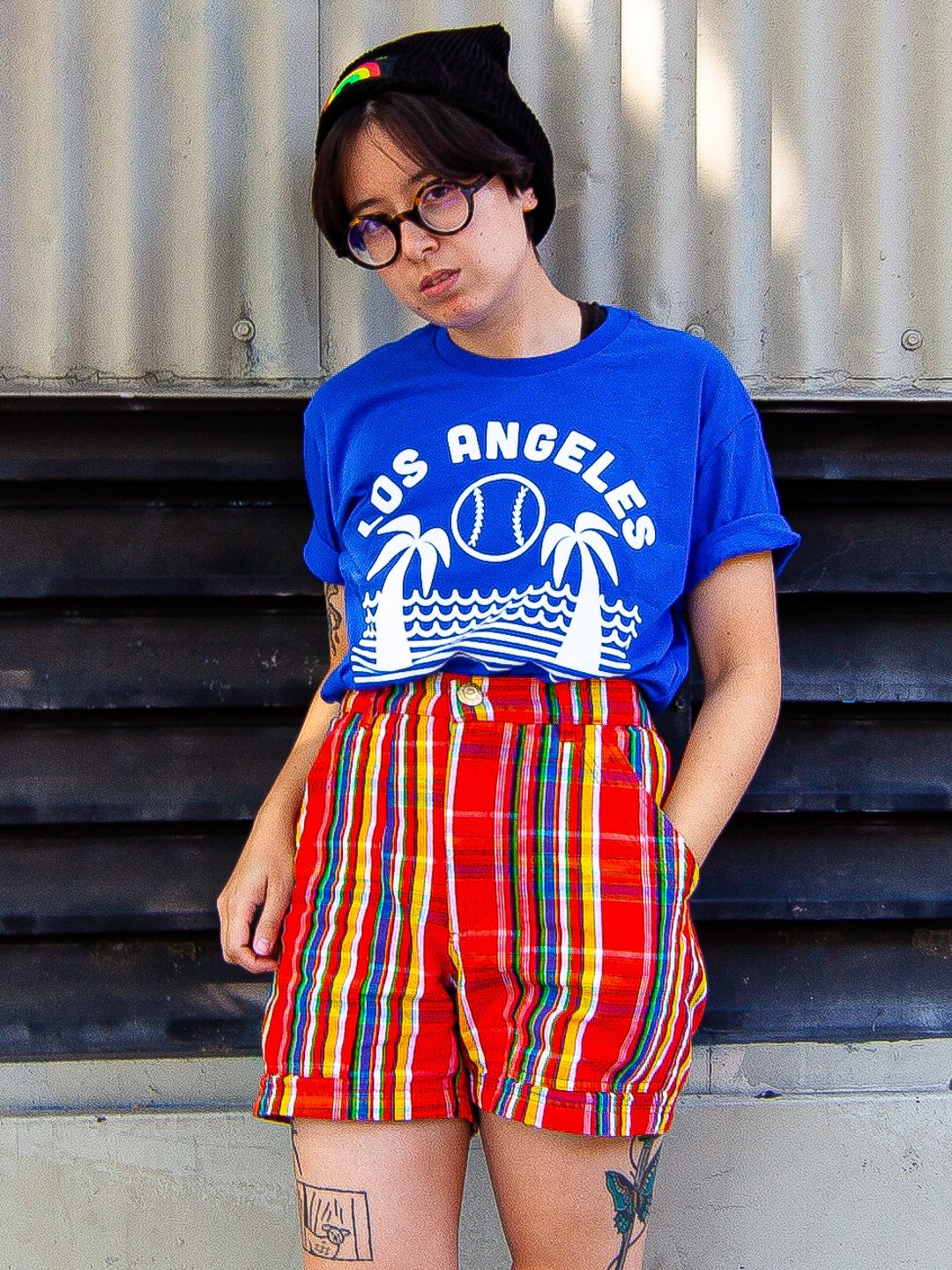 LA Baseball Tee Royal-Culk