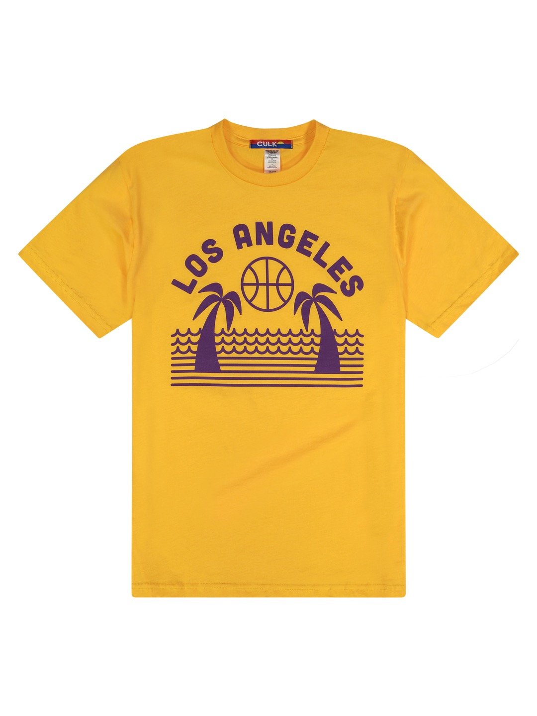 LA Basketball Tee Gold-Culk