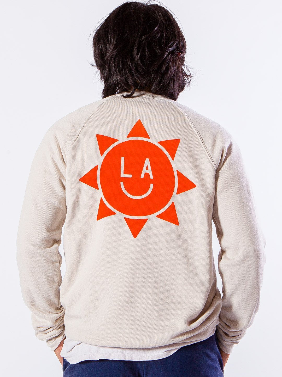 LA Sun Crewneck Cream-Culk