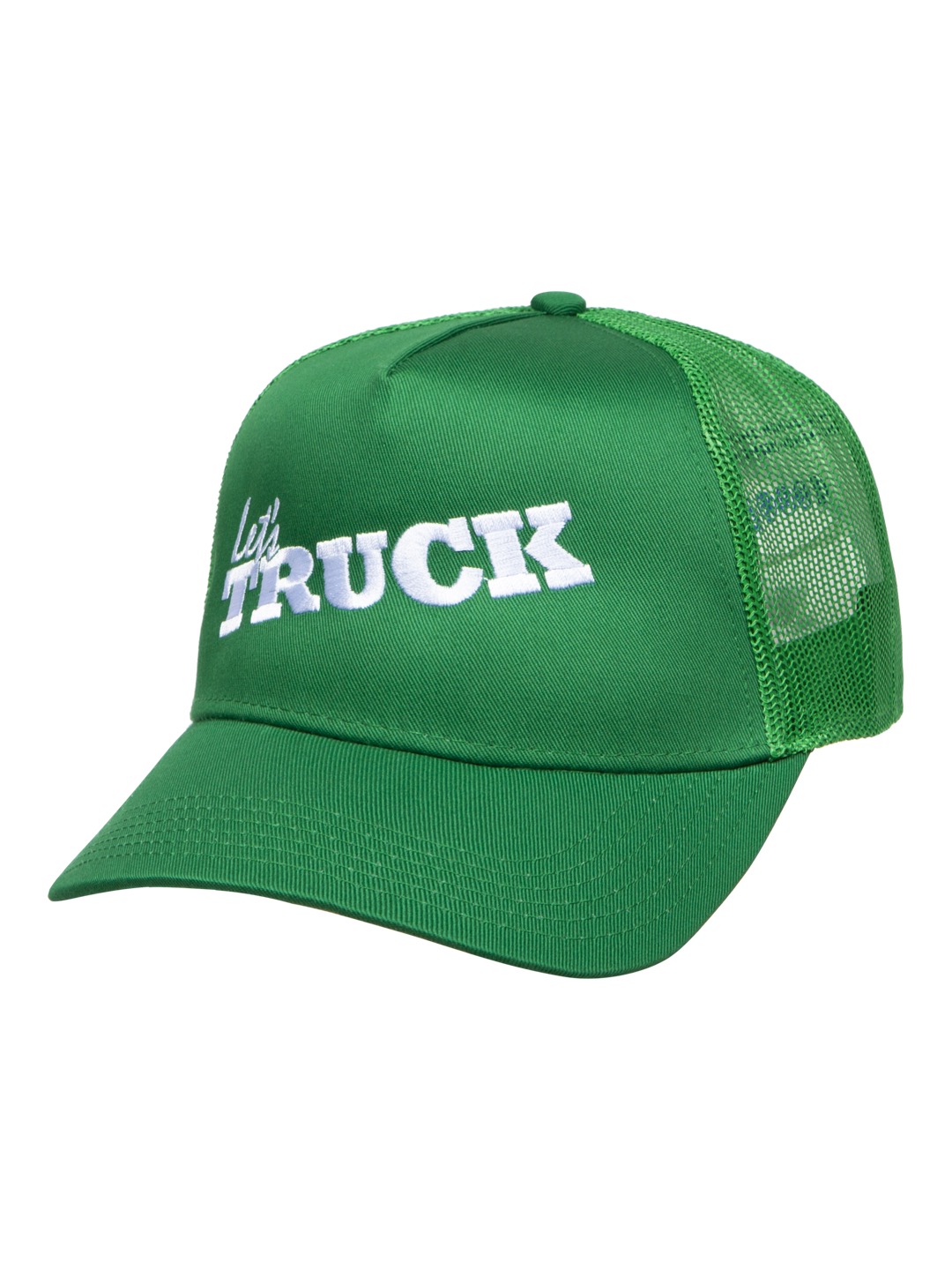 Let's Truck Trucker Hat Green-Culk