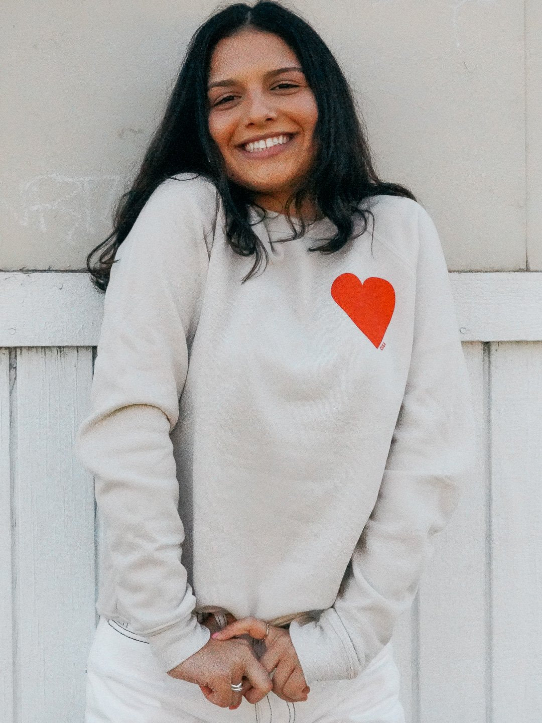 Love Crewneck Cream-Culk
