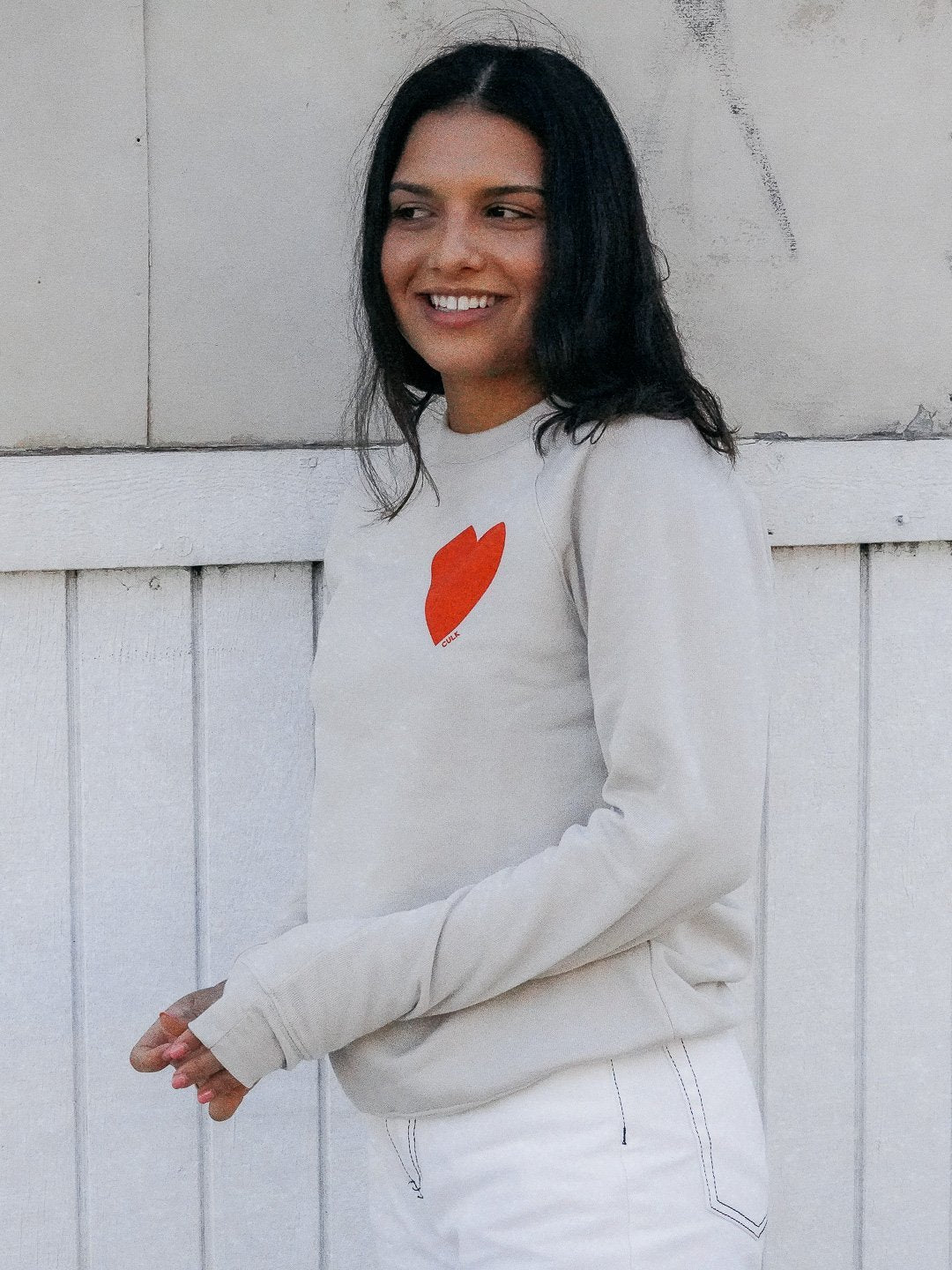 Love Crewneck Cream-Culk
