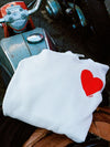 Love Crewneck Sweatshirt Cream-Culk