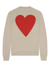 Love Crewneck Sweatshirt Cream-Culk