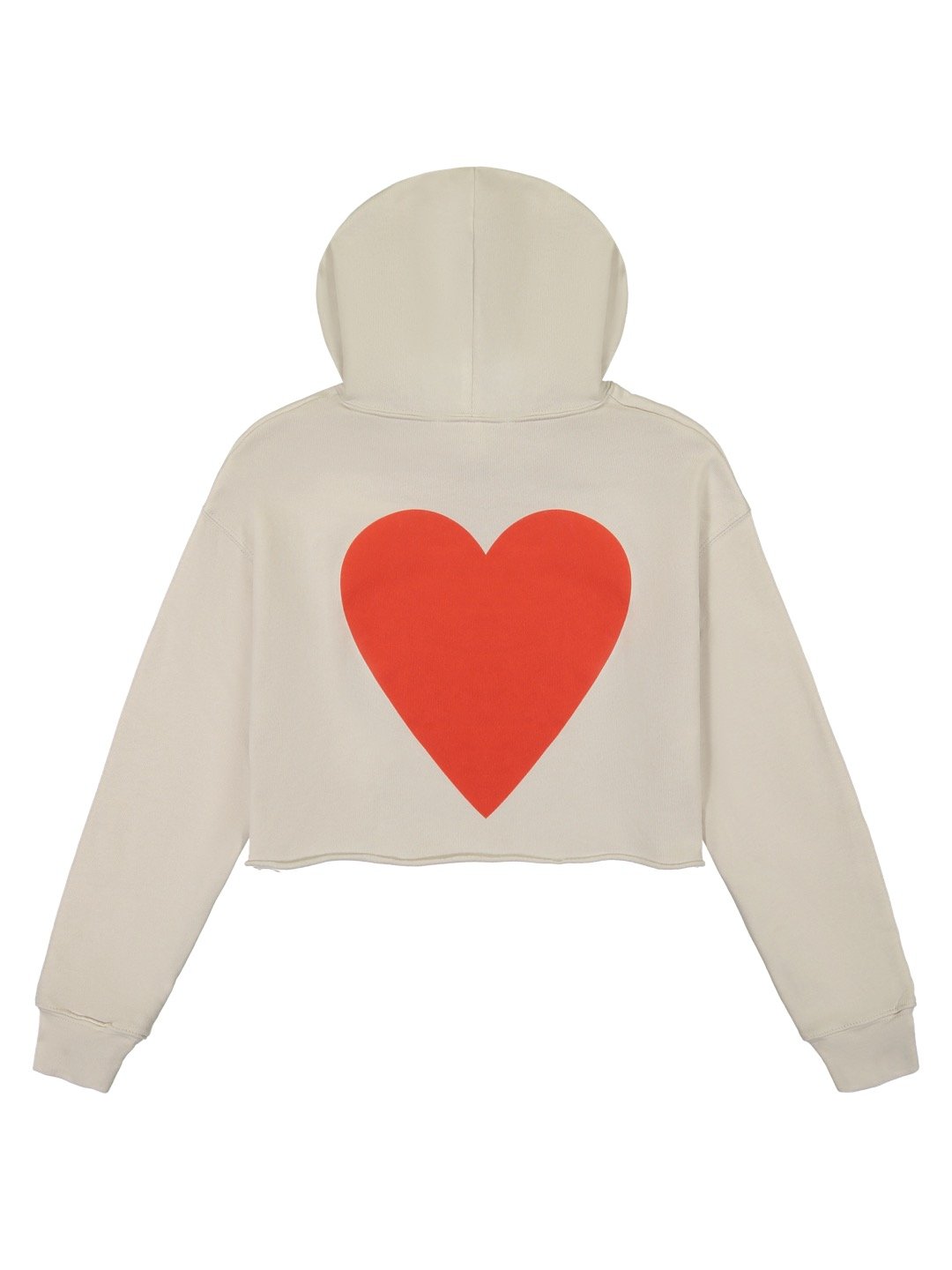 Love Women's Cropped Hoodie Cream - Culk