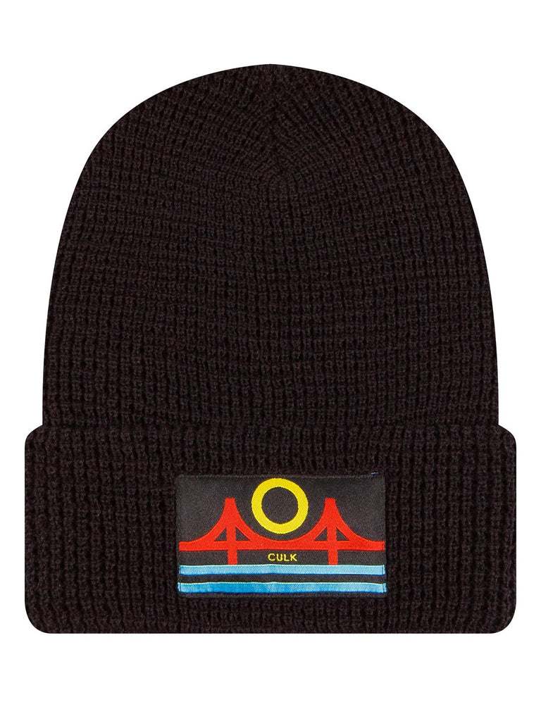 Minimal Bridge Beanie Black - Culk