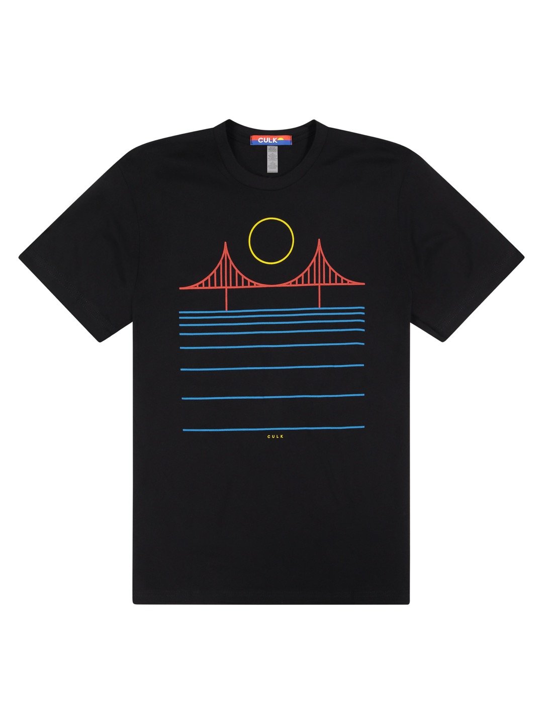 Minimal Bridge Color Tee Black-Culk