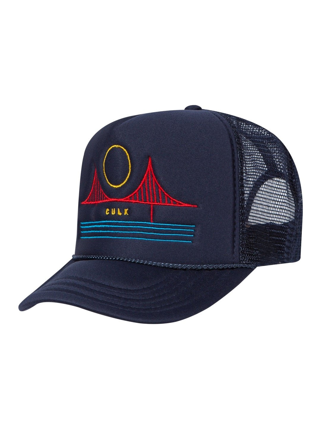 Minimal Bridge Color Trucker Hat-Culk