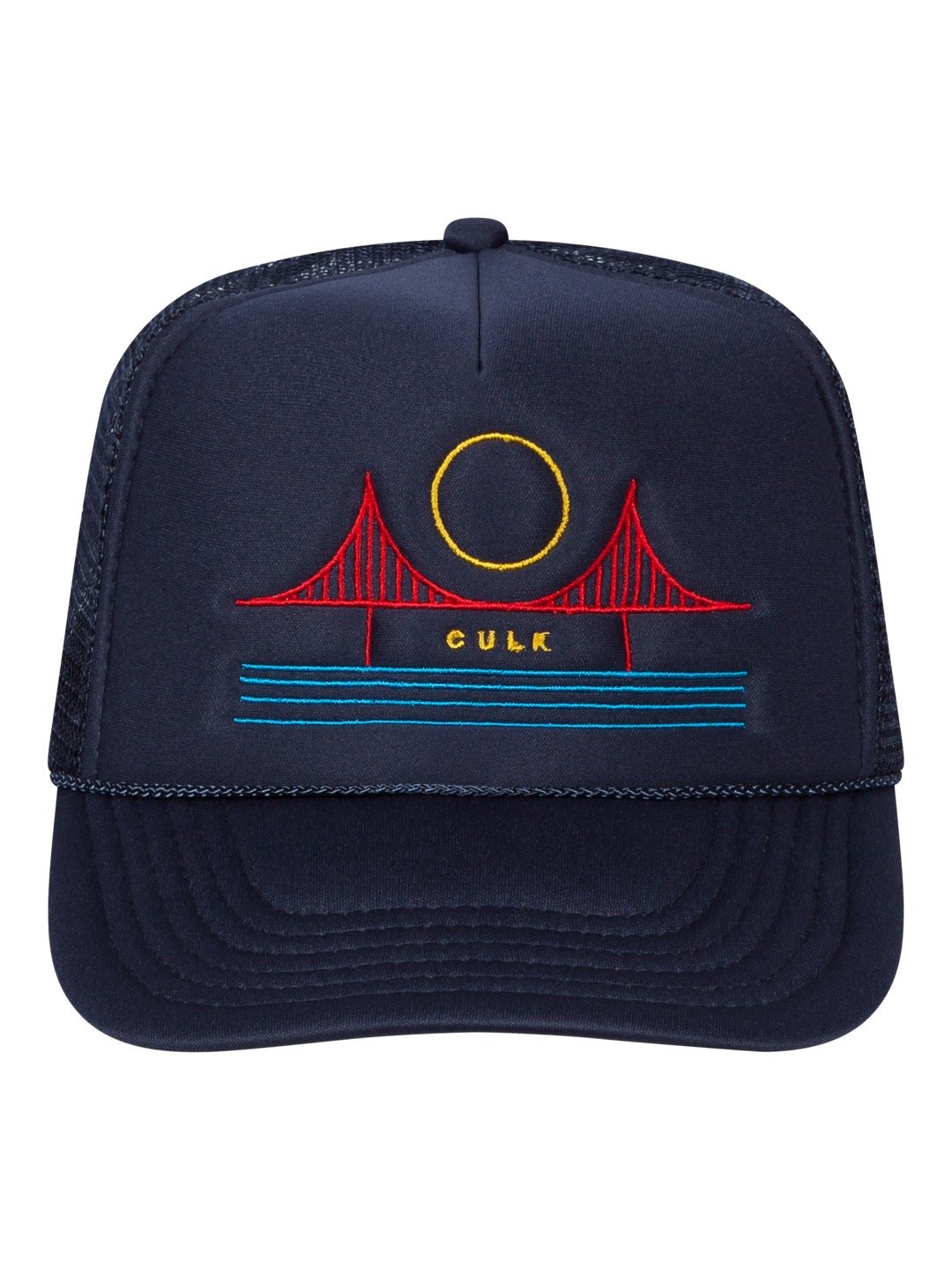 Minimal Bridge Color Trucker Hat-Culk