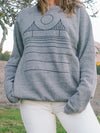 Minimal Bridge Unisex Crewneck Sweatshirt Grey-Culk