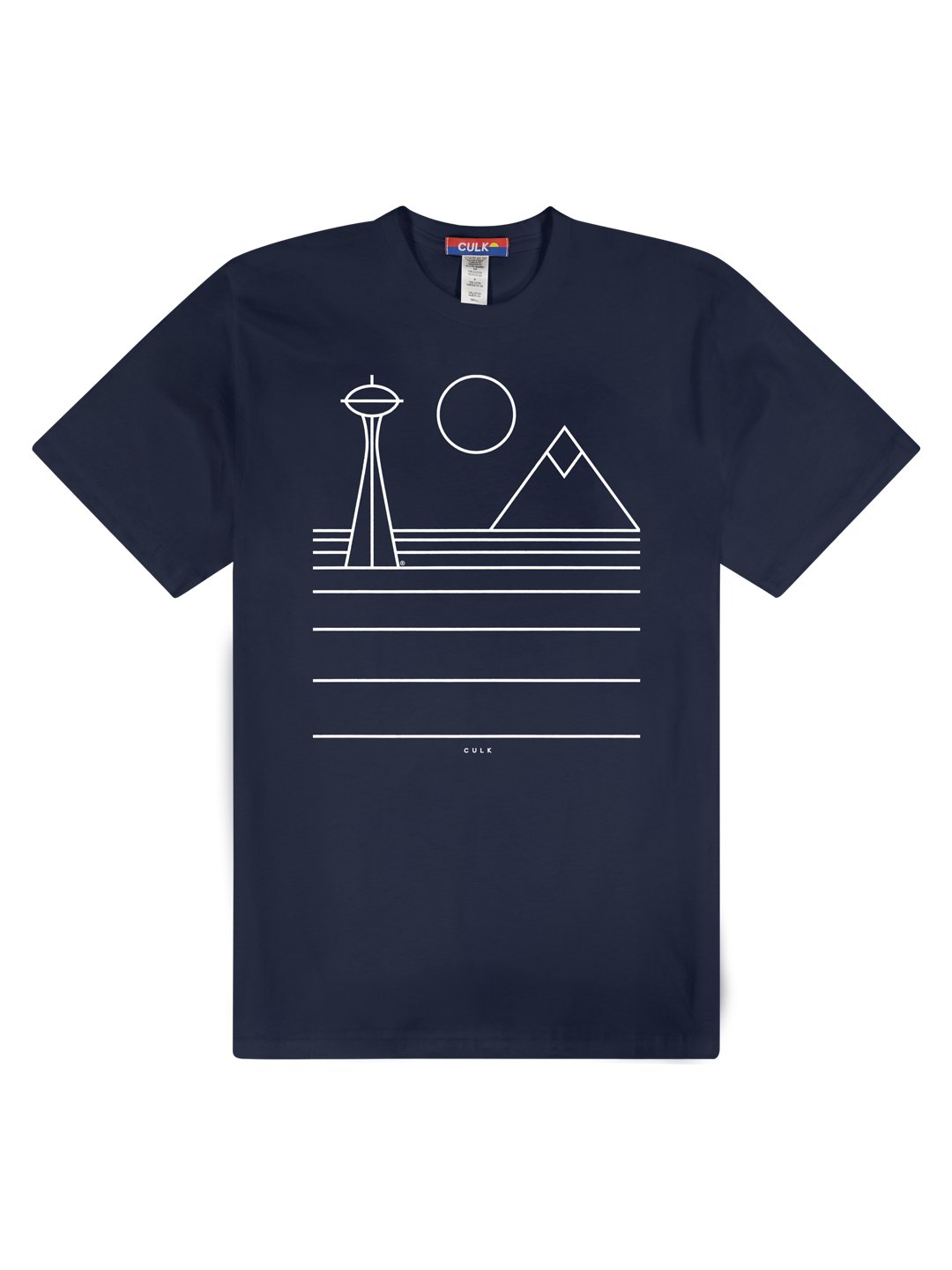 Minimal Seattle Tee Navy-Culk