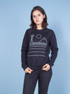 Minimal Seattle Unisex Crewneck Sweatshirt Black-Culk