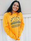 Oakland Baseball Crewneck Sweatshirt Gold-Culk