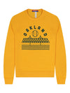 Oakland Baseball Crewneck Sweatshirt Gold-Culk