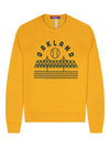 Oakland Baseball Crewneck Sweatshirt Gold-Culk