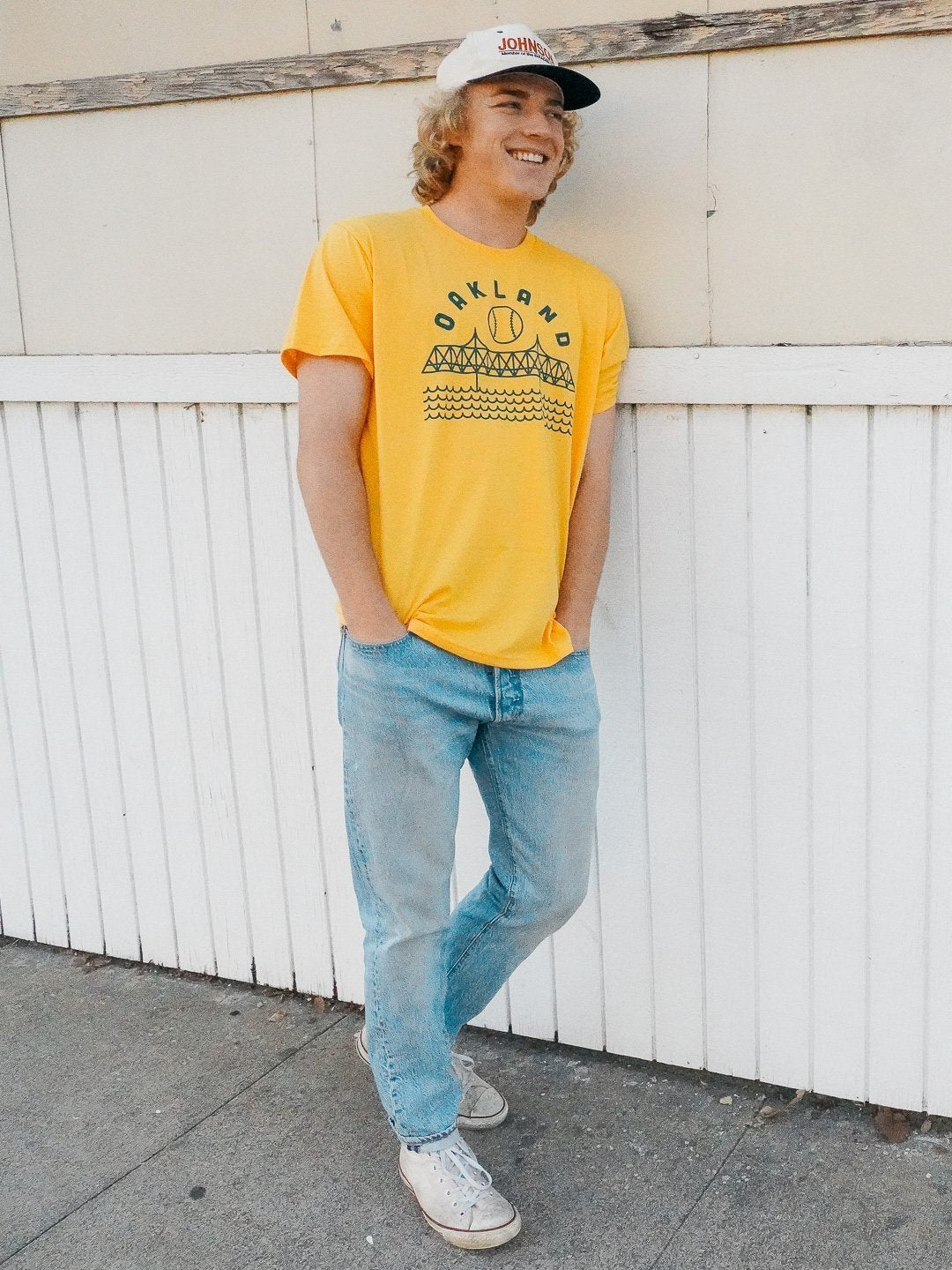 Oakland Baseball Tee Gold-Culk