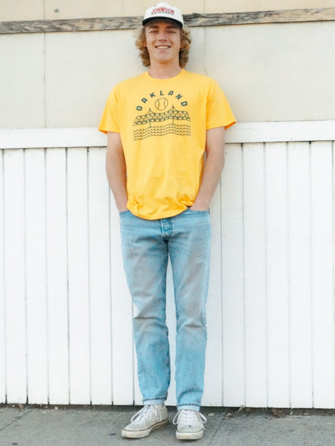 Oakland Baseball Tee Gold-Culk