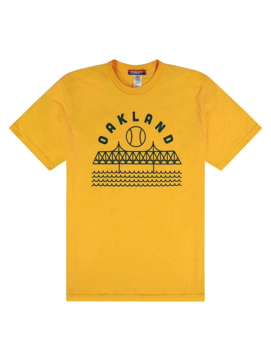 Oakland Baseball Tee Gold-Culk