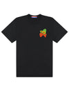 Patch Ya Later Strawberry Unisex Tee Black-Culk