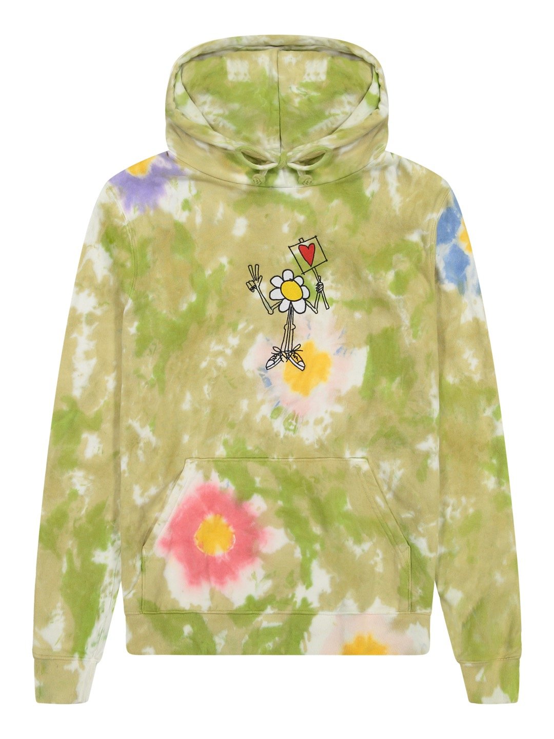 Peace Flower Heavyweight Hoodie-Culk