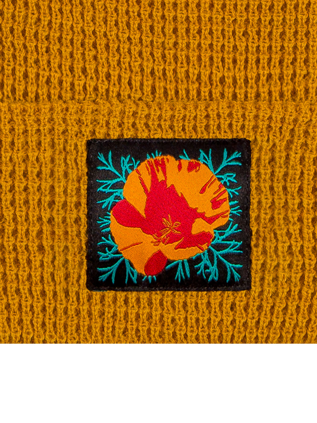 Poppy Beanie Mustard by Jen Kindell-Culk