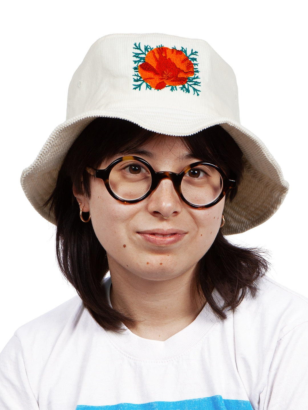 Poppy Bucket Hat Cream by Jen Kindell-Culk