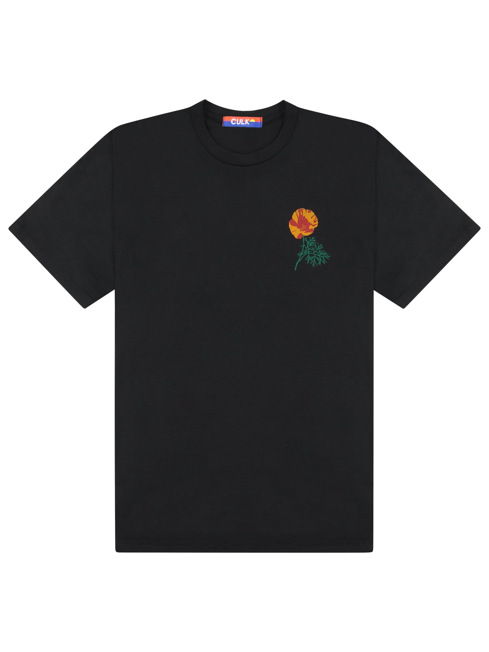 Poppy Tee Black by Jen Kindell-Culk