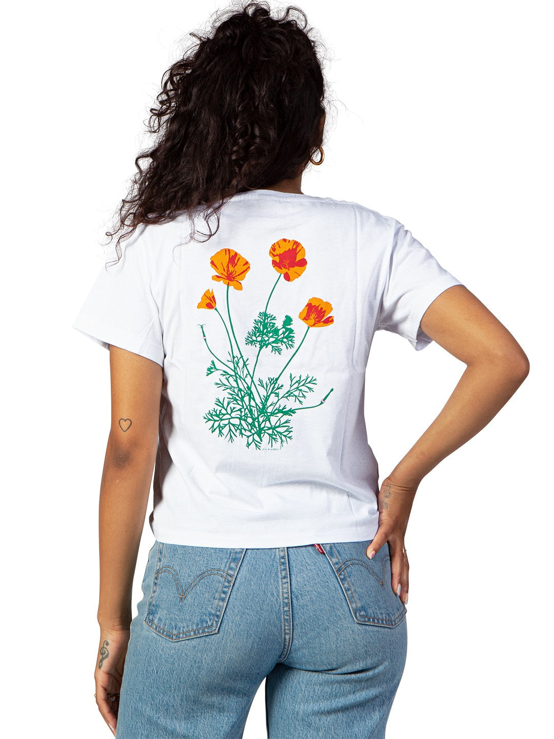 Poppy Women's Tee by Jen Kindell-Culk