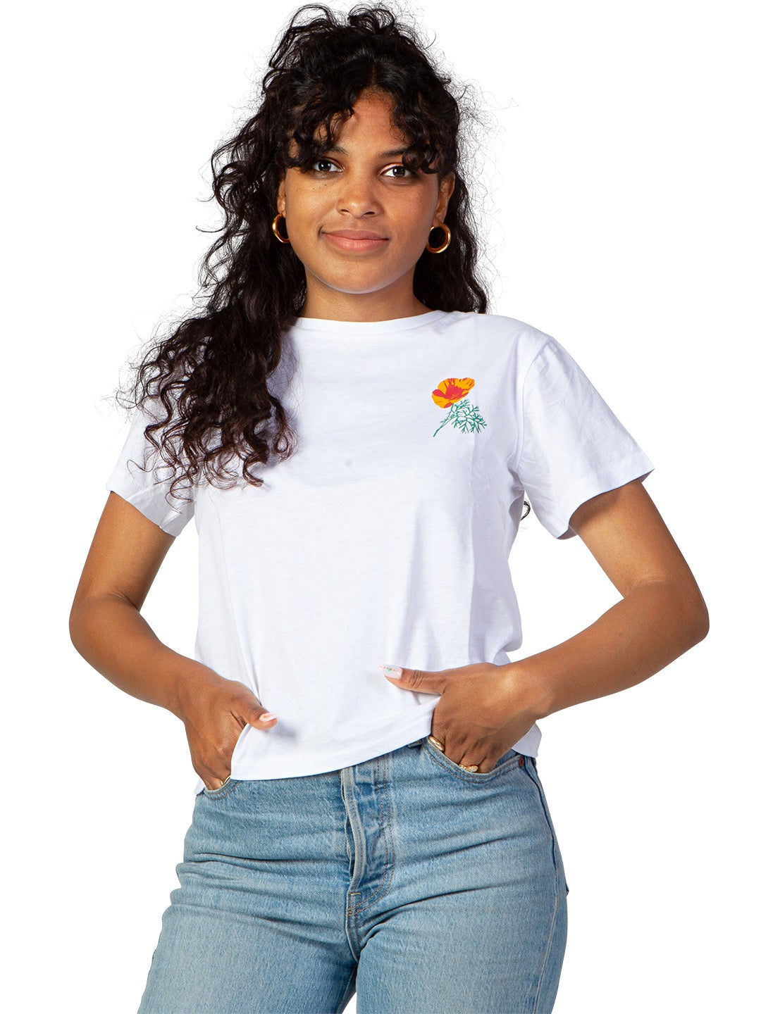 Poppy Women's Tee by Jen Kindell-Culk