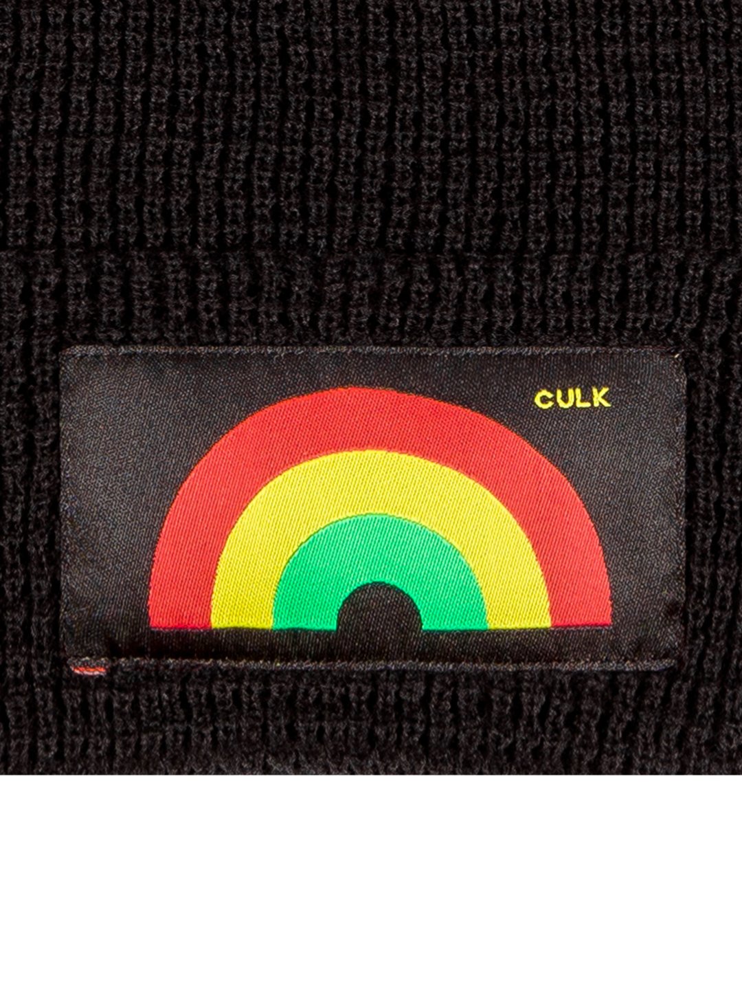 Rainbow Beanie Black-Culk