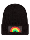 Rainbow Beanie Black-Culk