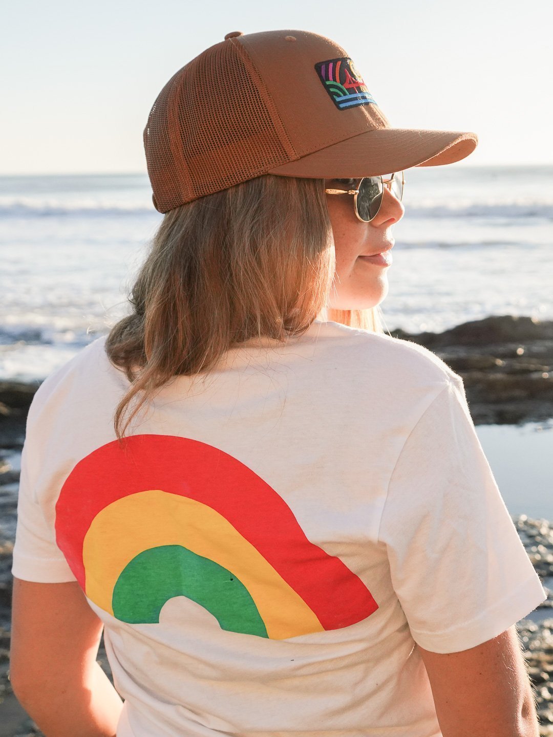 Rainbow Tee White-Culk
