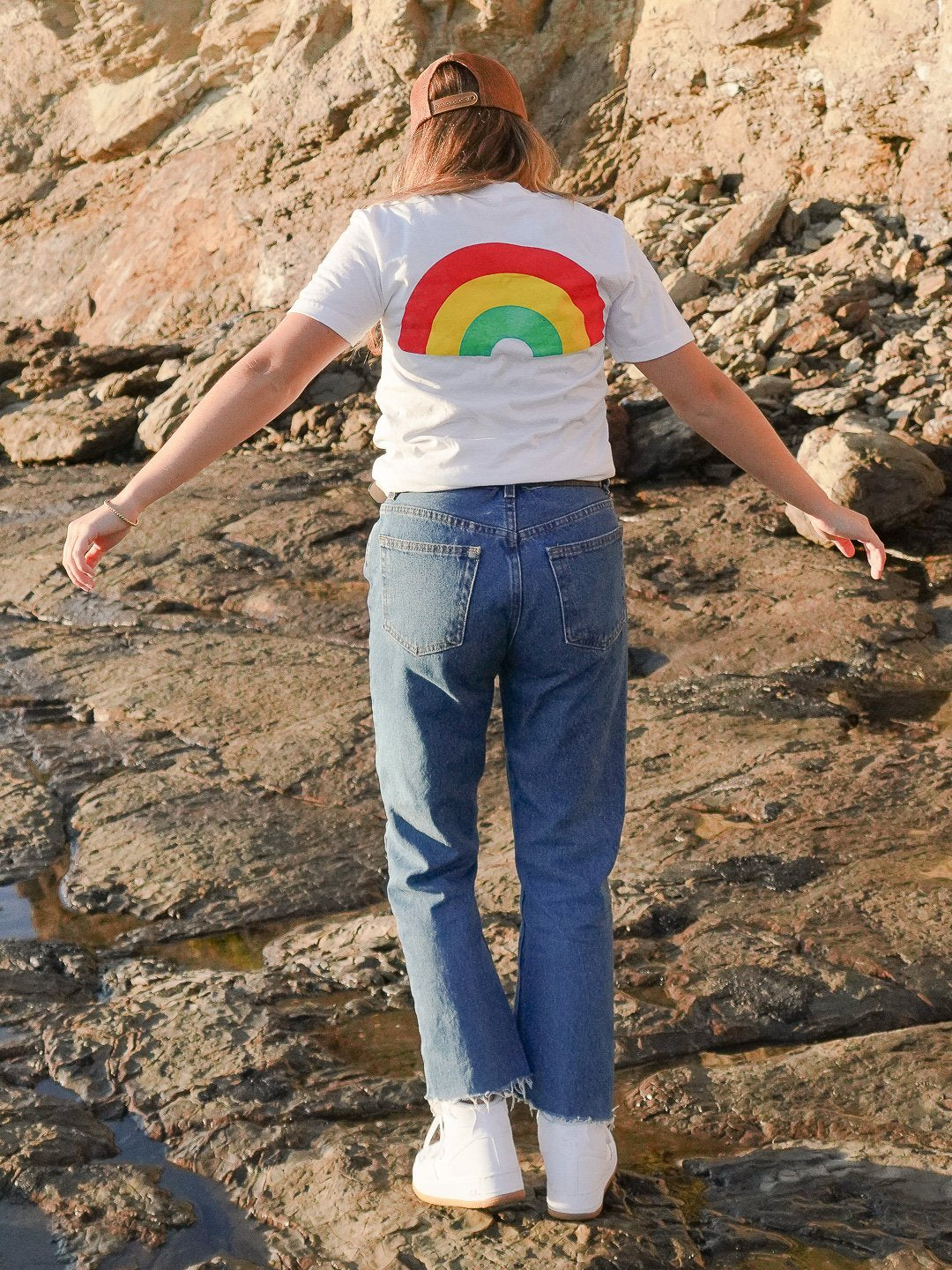Rainbow Tee White-Culk