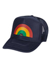 Rainbow Trucker Hat Navy-Culk