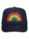 Rainbow Trucker Hat Navy-Culk
