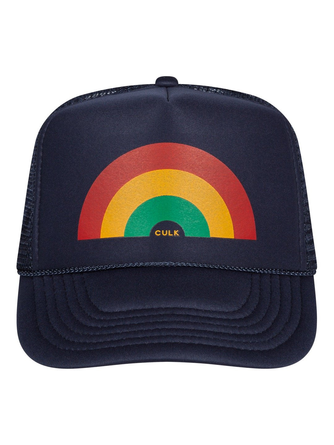 Rainbow Trucker Hat Navy-Culk