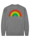 Rainbow Unisex Crewneck Sweatshirt Grey-Culk