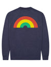 Rainbow Unisex Crewneck Sweatshirt Navy-Culk