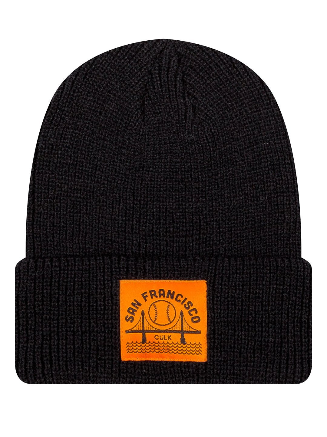 SF Baseball Beanie Black-Culk