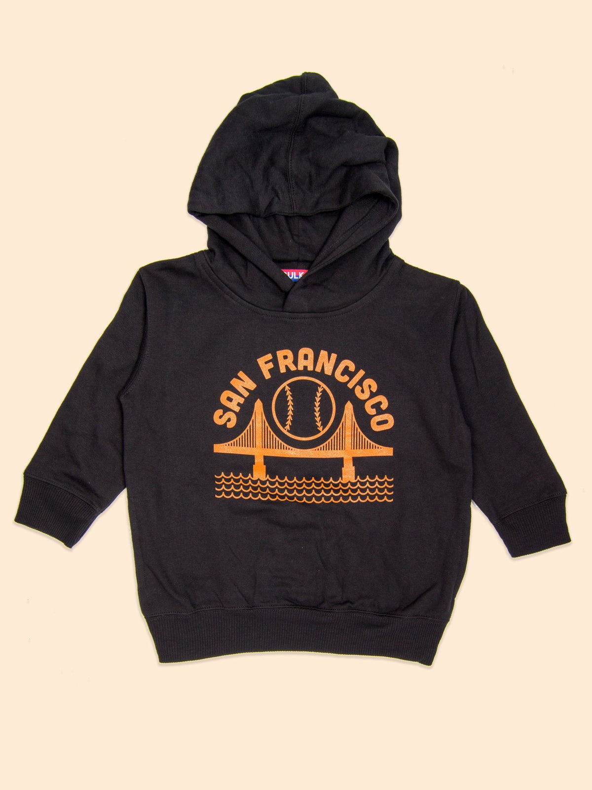 SF Baseball Toddler Hoody Black-Culk