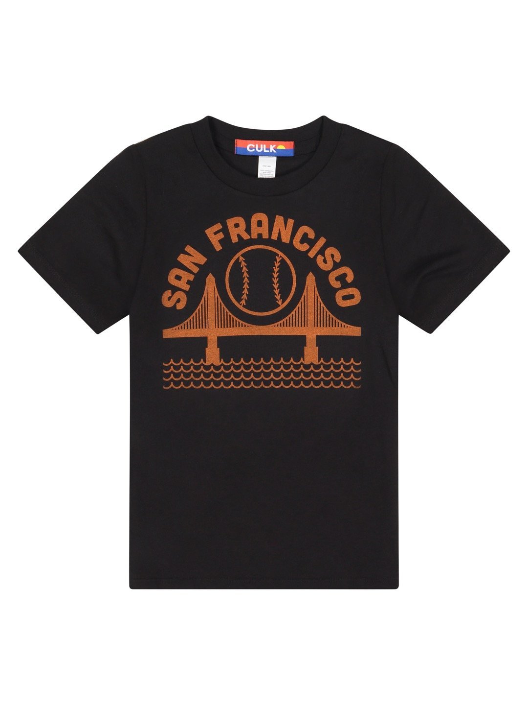 SF Baseball Toddler Tee Black-Culk
