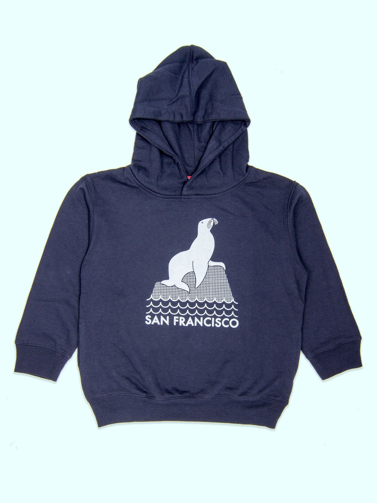 SF Seal Toddler Hoodie Navy-Culk