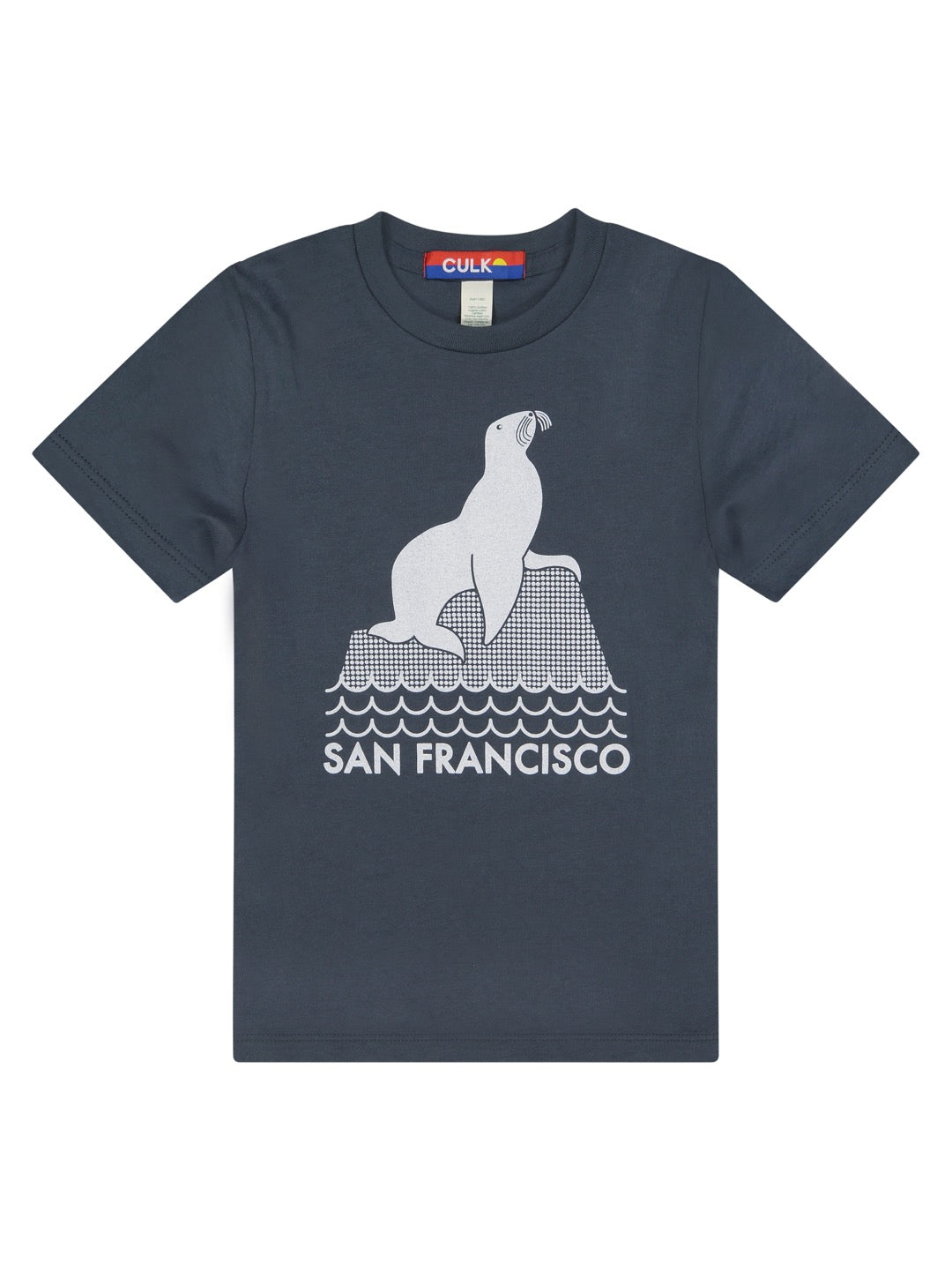 SF Seal Toddler Tee Navy-Culk