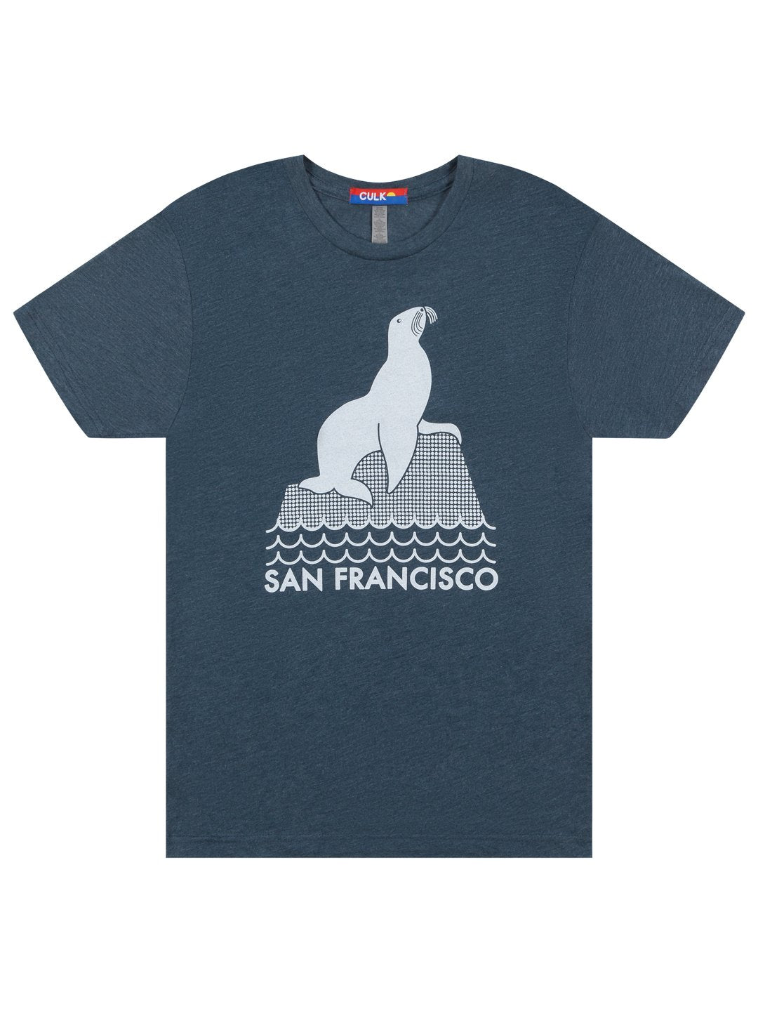 SF Seal Unisex Tee Blue-Culk