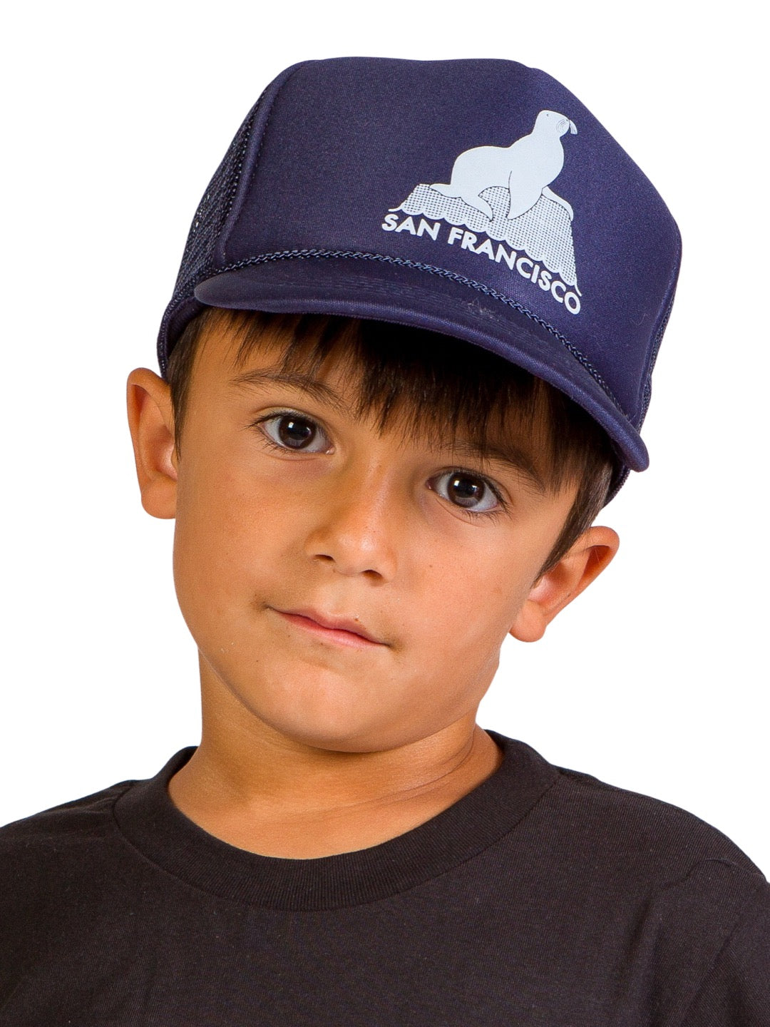 SF Seal Youth Trucker Hat Navy-Culk