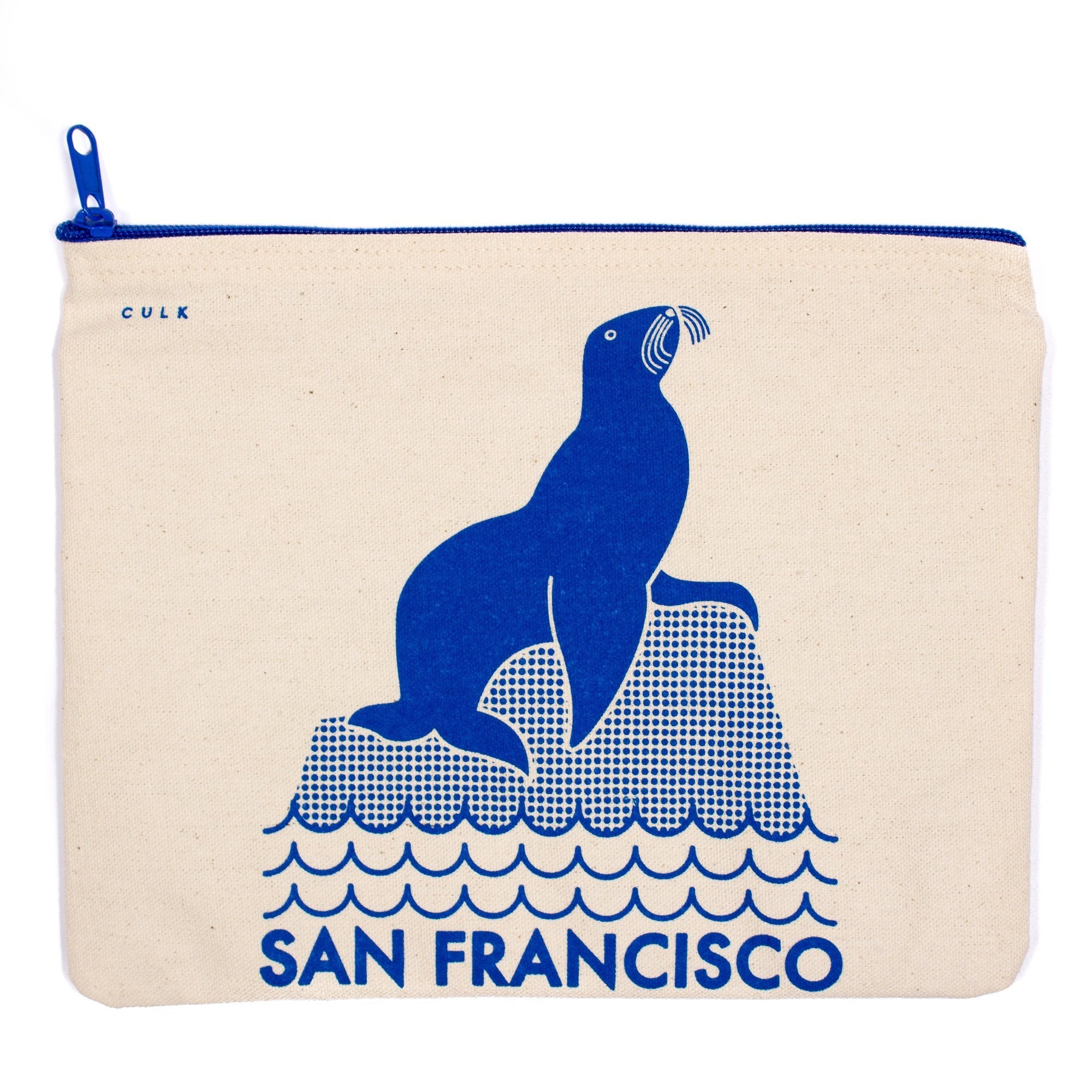 SF Seal Zipper Pouch Natural-Culk
