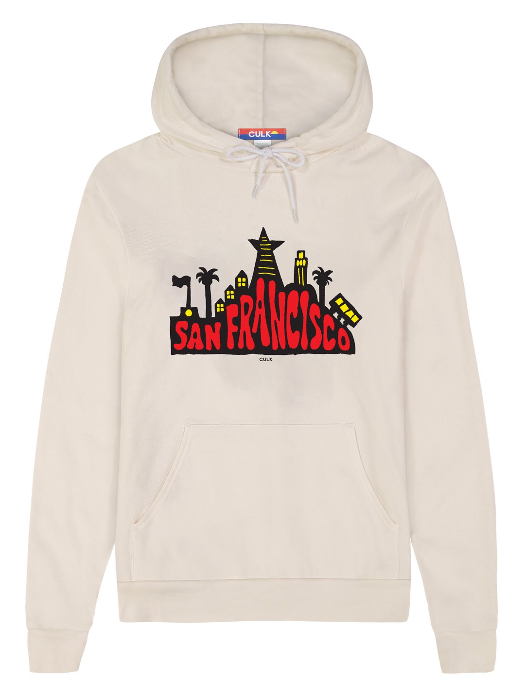 SF Skyline Hoodie Off White-Culk